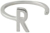 Design Letters Anneau de lettre A Z, 925 STERLING SILP, R