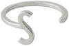 Design Letters Anneau de lettre A Z, 925 STERLING Silver, S