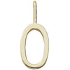 Design Letters Lettres pendentif a z 16 mm, or, o
