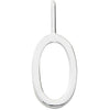 Design Letters Lettres pendentif a z 16 mm, argent, o
