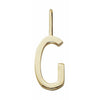 Design Letters Pendant un z 30 mm, or, g