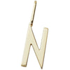Design Letters Pendant un z 30 mm, or, n