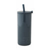 Design Letters Bouteille de paille de voyage 500 ml, bleu