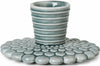 Dottir Pipanella Bubble Lignes Bleu Bleu / Gris, 8,5cm