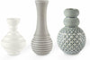 Dottir Samsurium Minibell Vase Set, Blue/Grey