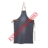 Dutchdeluxes Apron In Bbq Style Denim, Grey