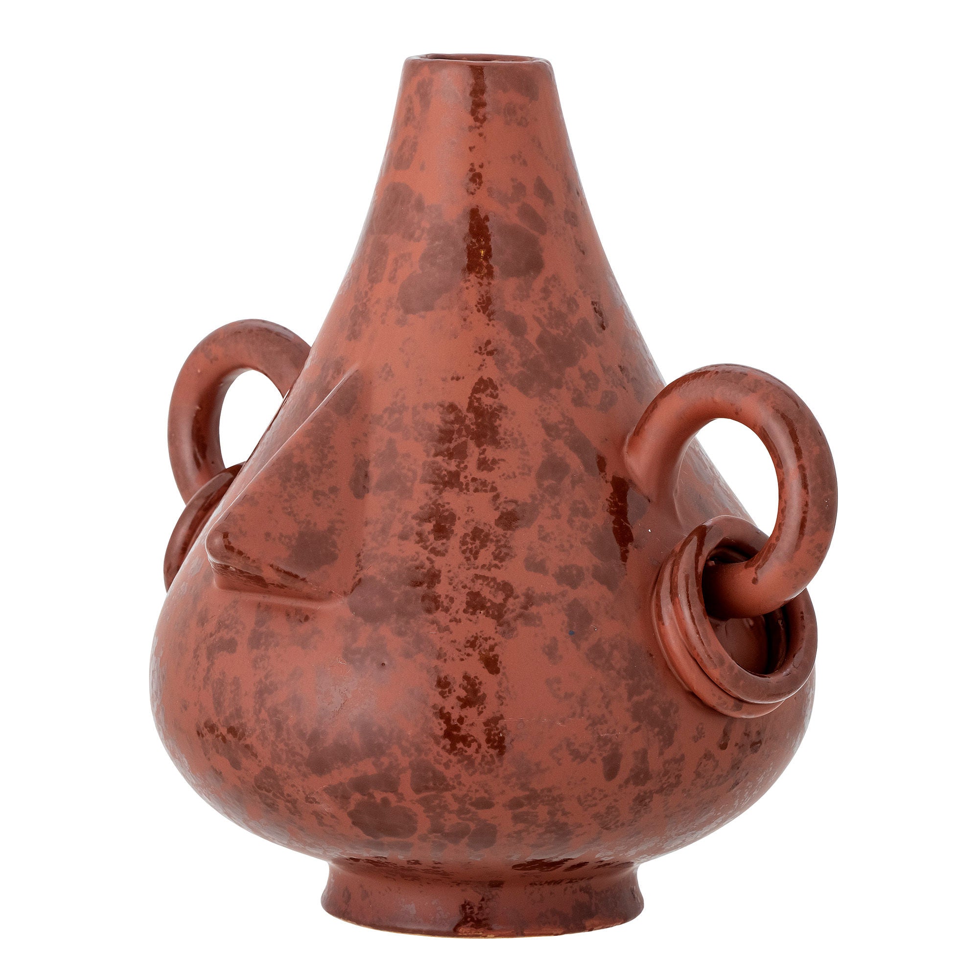 Bloomingville Tarun Deco Vase, Brown, Stoneware