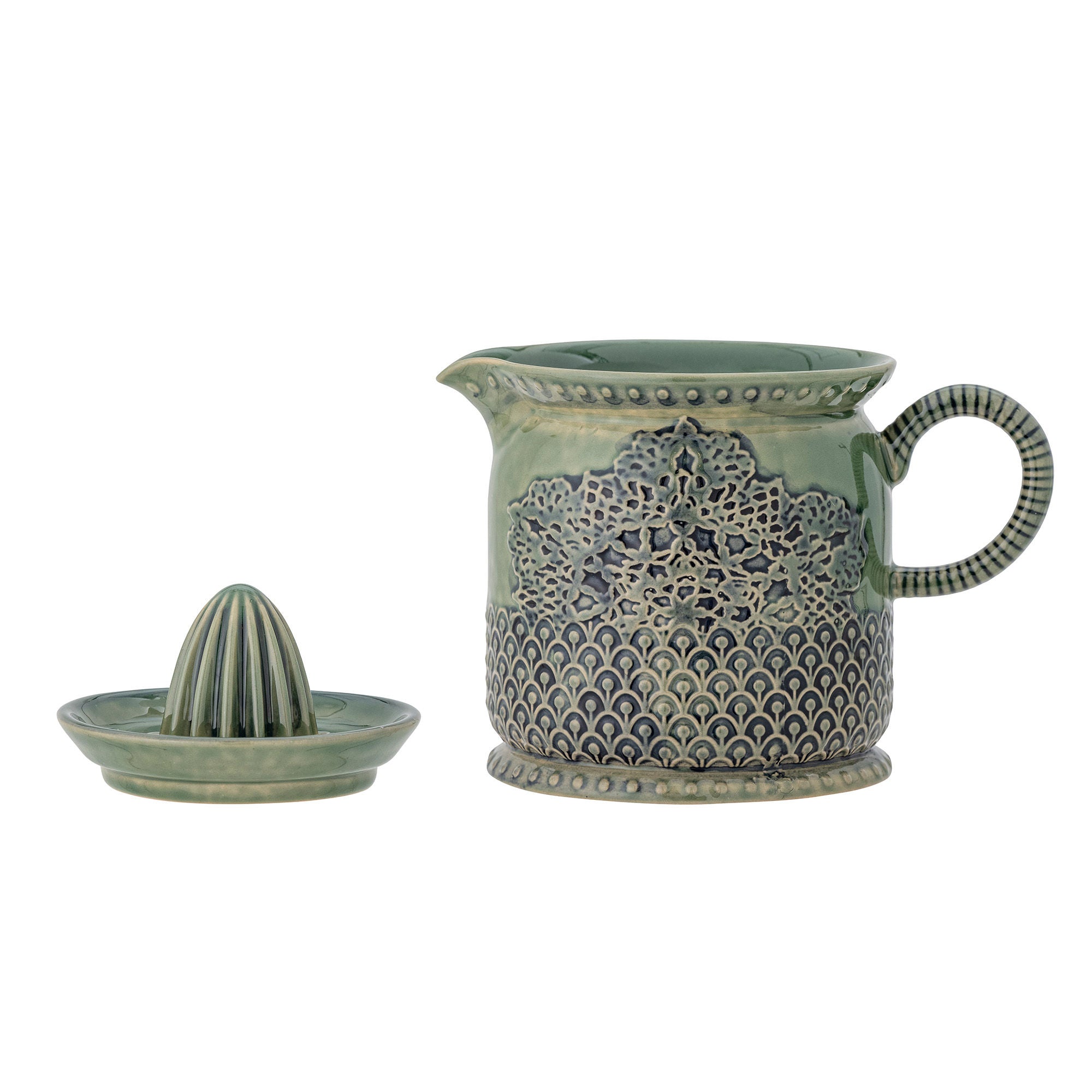 Creative Collection Liselu Lemon Juicer, Green, Stoneware