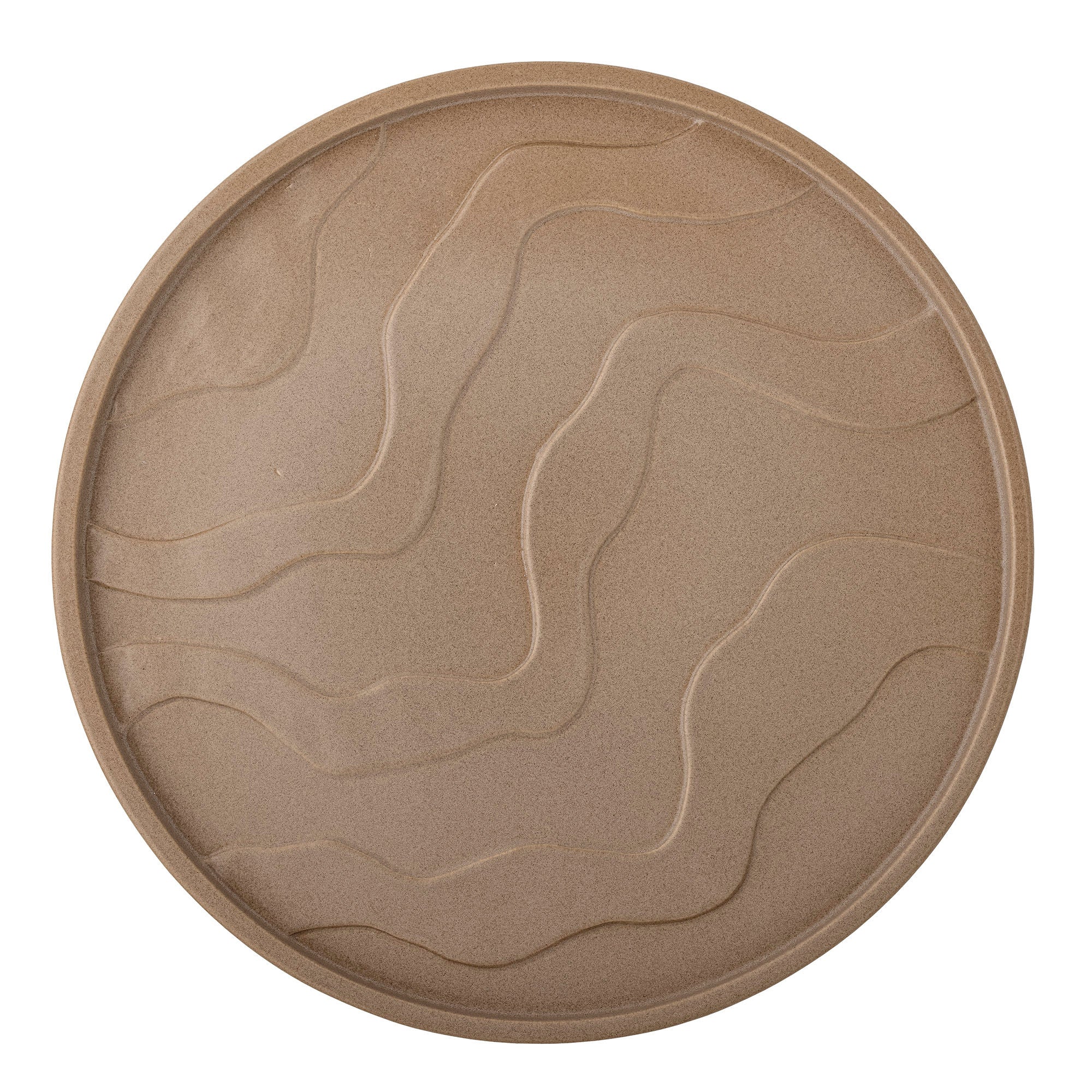 Bloomingville Noria Tray, Brown, Stoneware