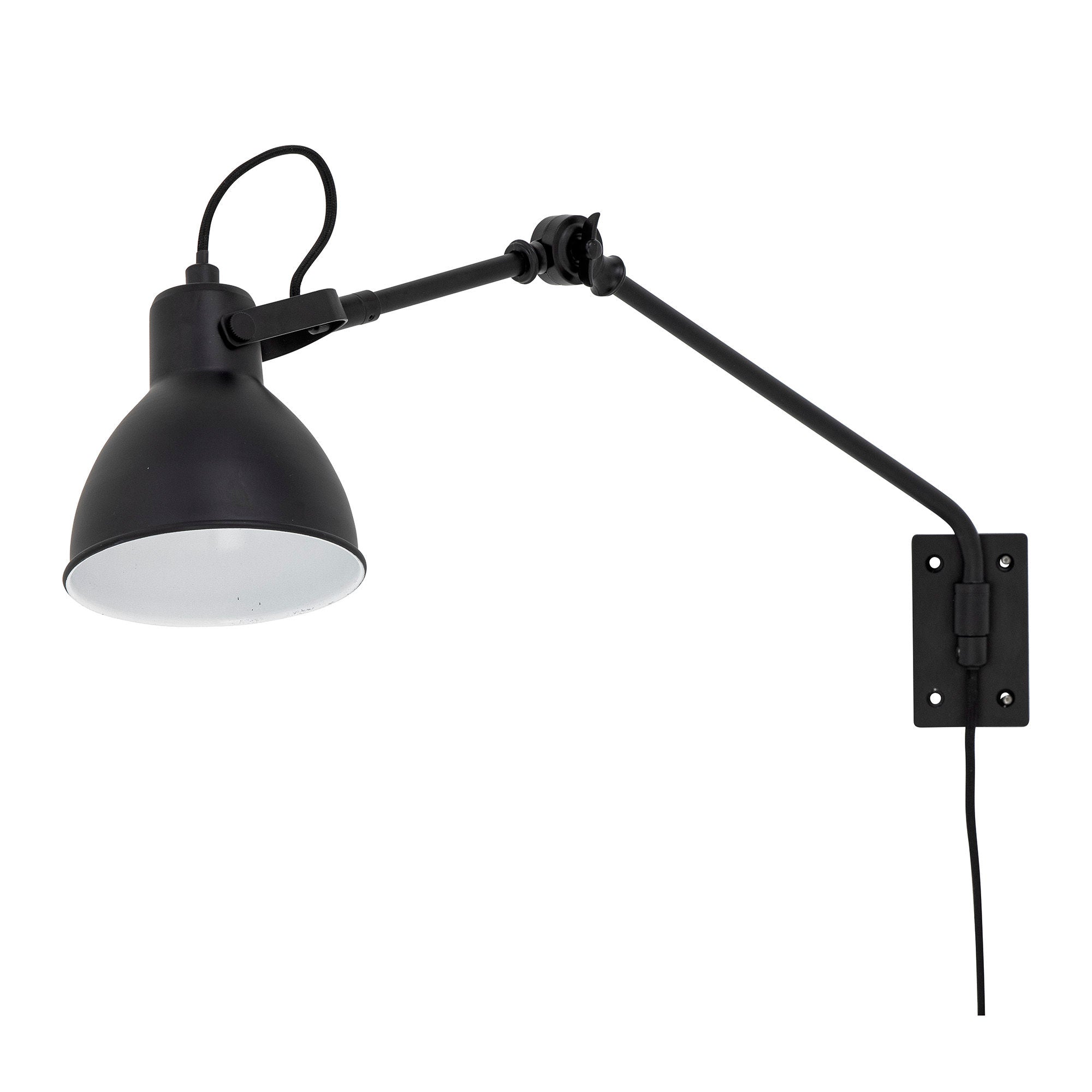 Creative Collection Jili Wall Lamp, Black, Metal