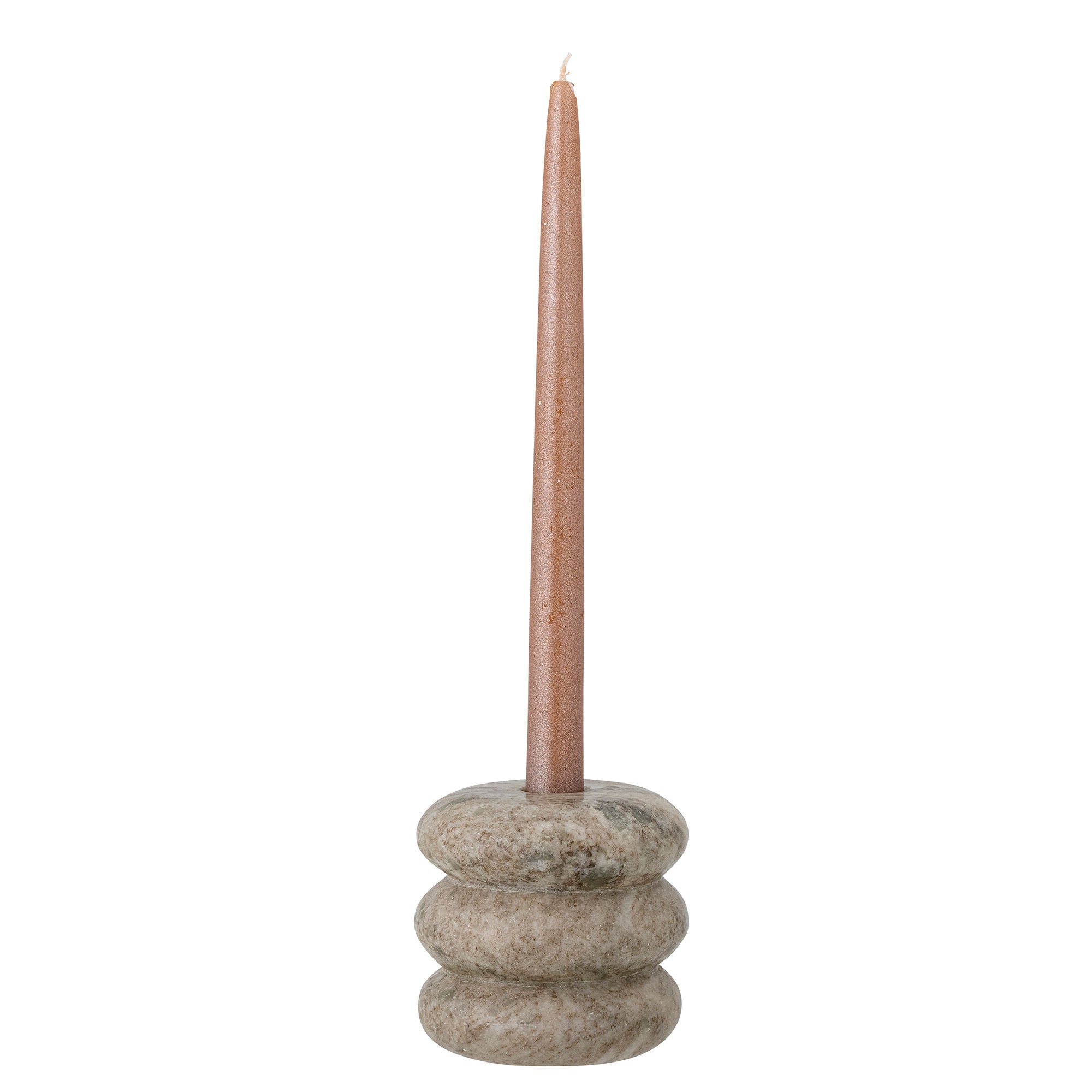 Bloomingville Madisson Votive & Candle Holder, Brown, Marble