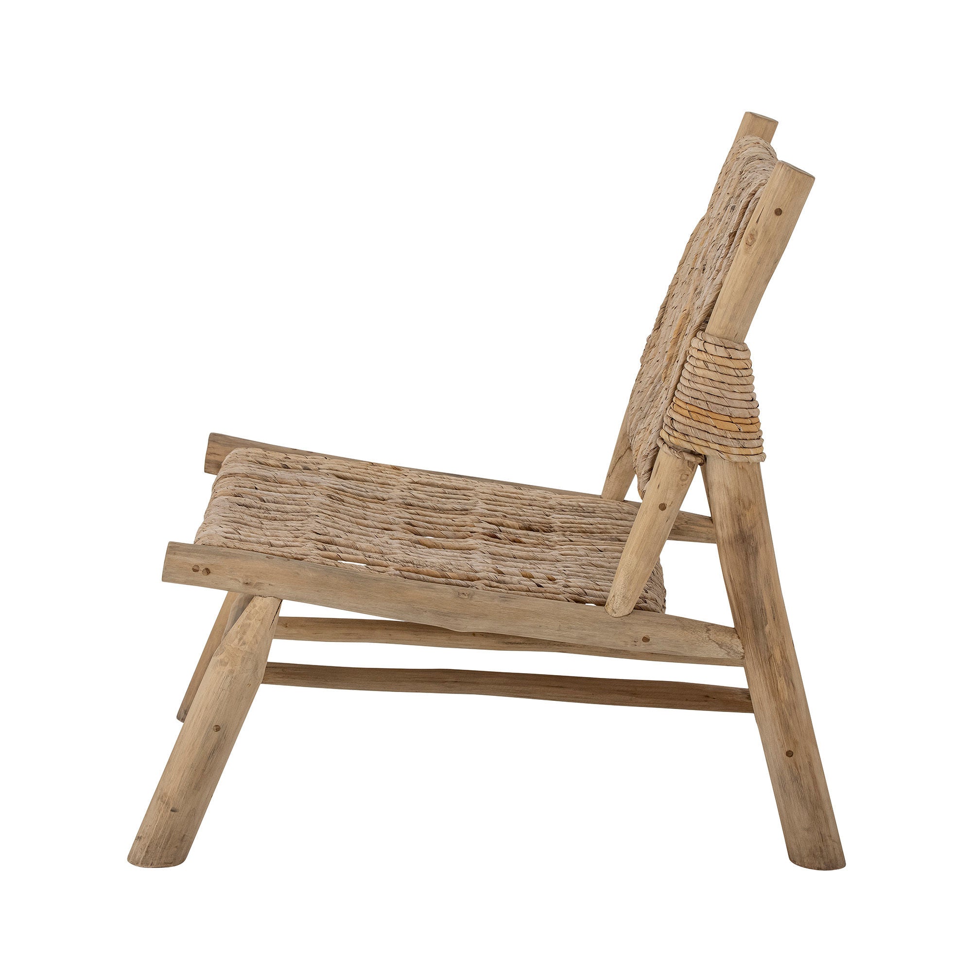 Bloomingville Ruthy Lounge Chair, Nature, Teak