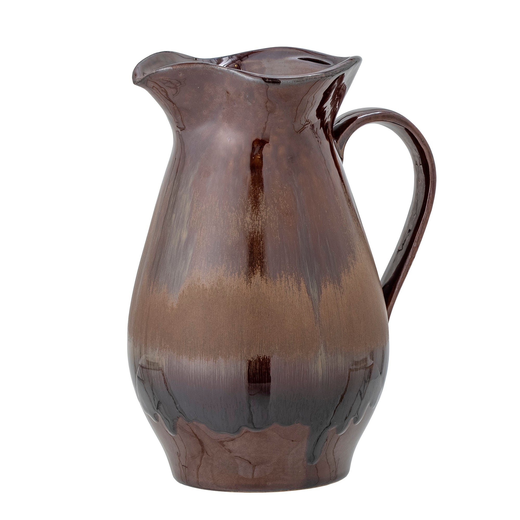 Creative Collection Dahlia Jug, Brown, Stoneware