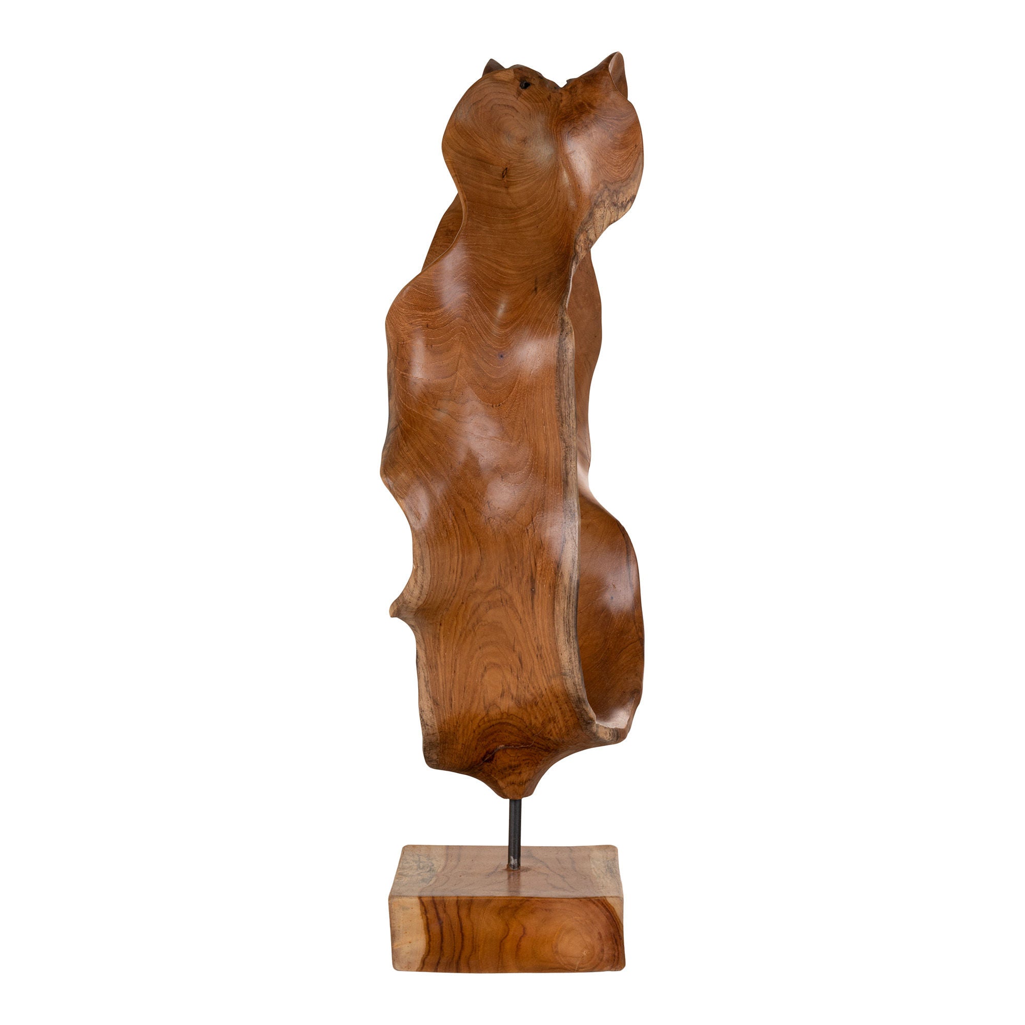 House Nordic Donato Teak Sculpture