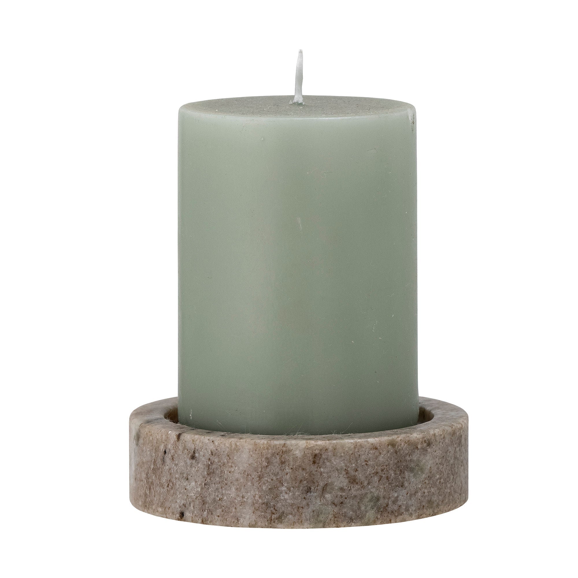 Bloomingville Dalin Votive & Candle Holder, Green, Marble