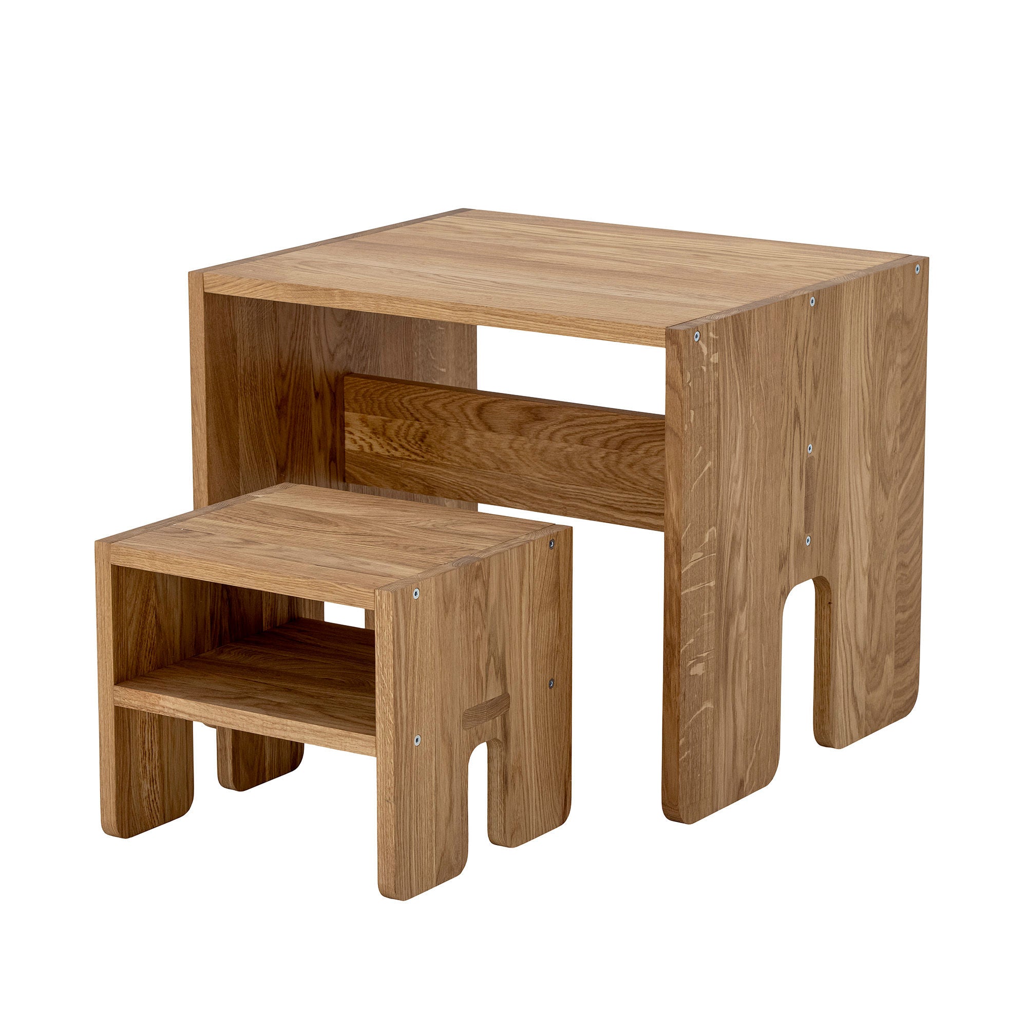 Bloomingville MINI Bas Stool, Brown, Oak