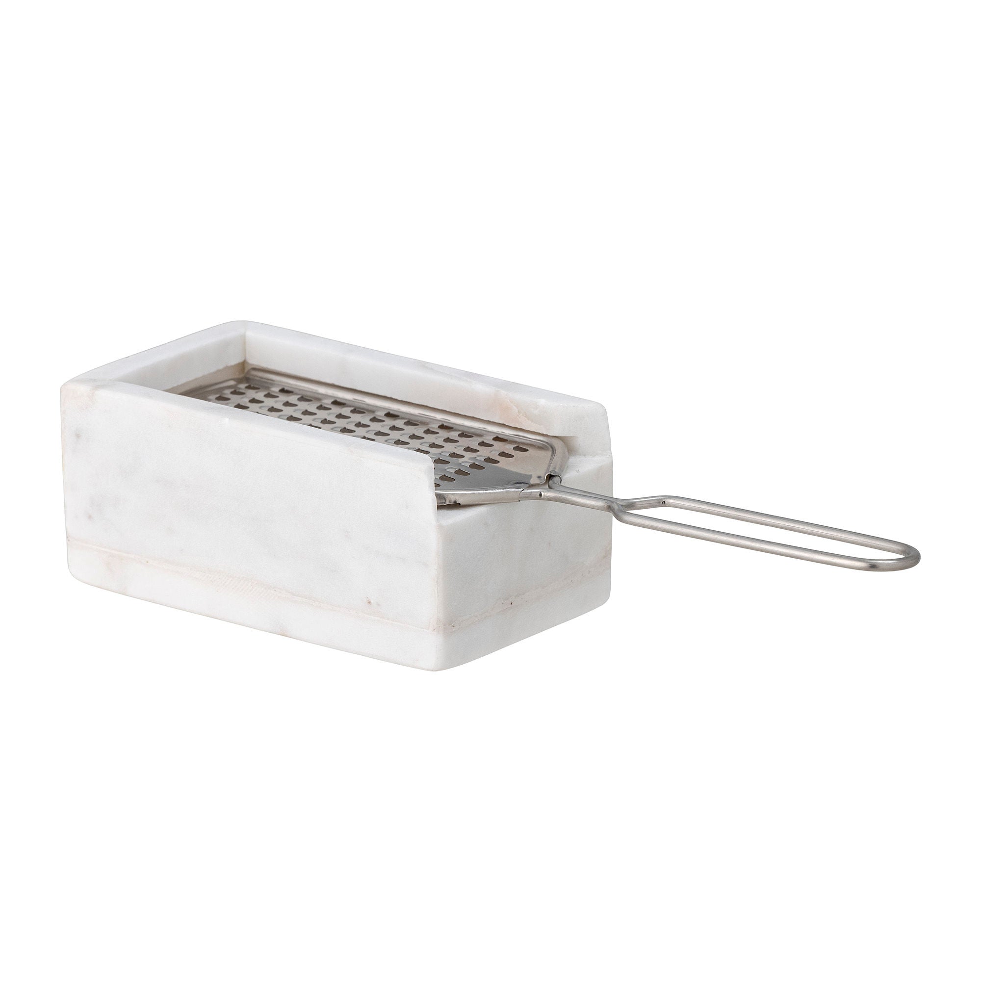 Bloomingville Fiori Grater, White, Marble