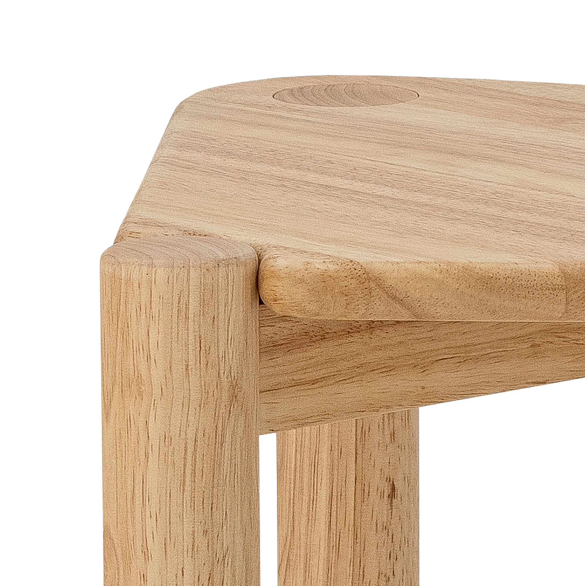 Bloomingville Kassia Side Table, Nature, Rubberwood