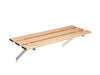 Essem Design Banc 67 hêtre 45 cm, blanc