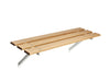 Essem Design Banc 67 chêne 45 cm, blanc