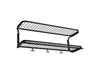 Essem Design Classic Hat Shelf 70 Cm, Black