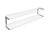 Essem Design Rack à chaussures classiques 120 cm, blanc / chrome