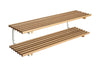 Essem Design Sara Shoe Rack Wall Hung Oak 60 cm, blanc