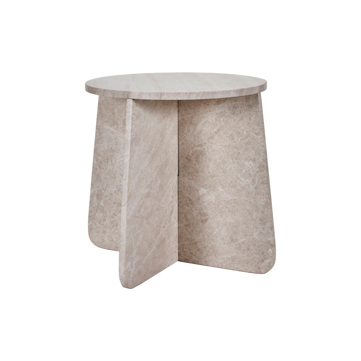 House Doctor Side table, HDMarb, Beige