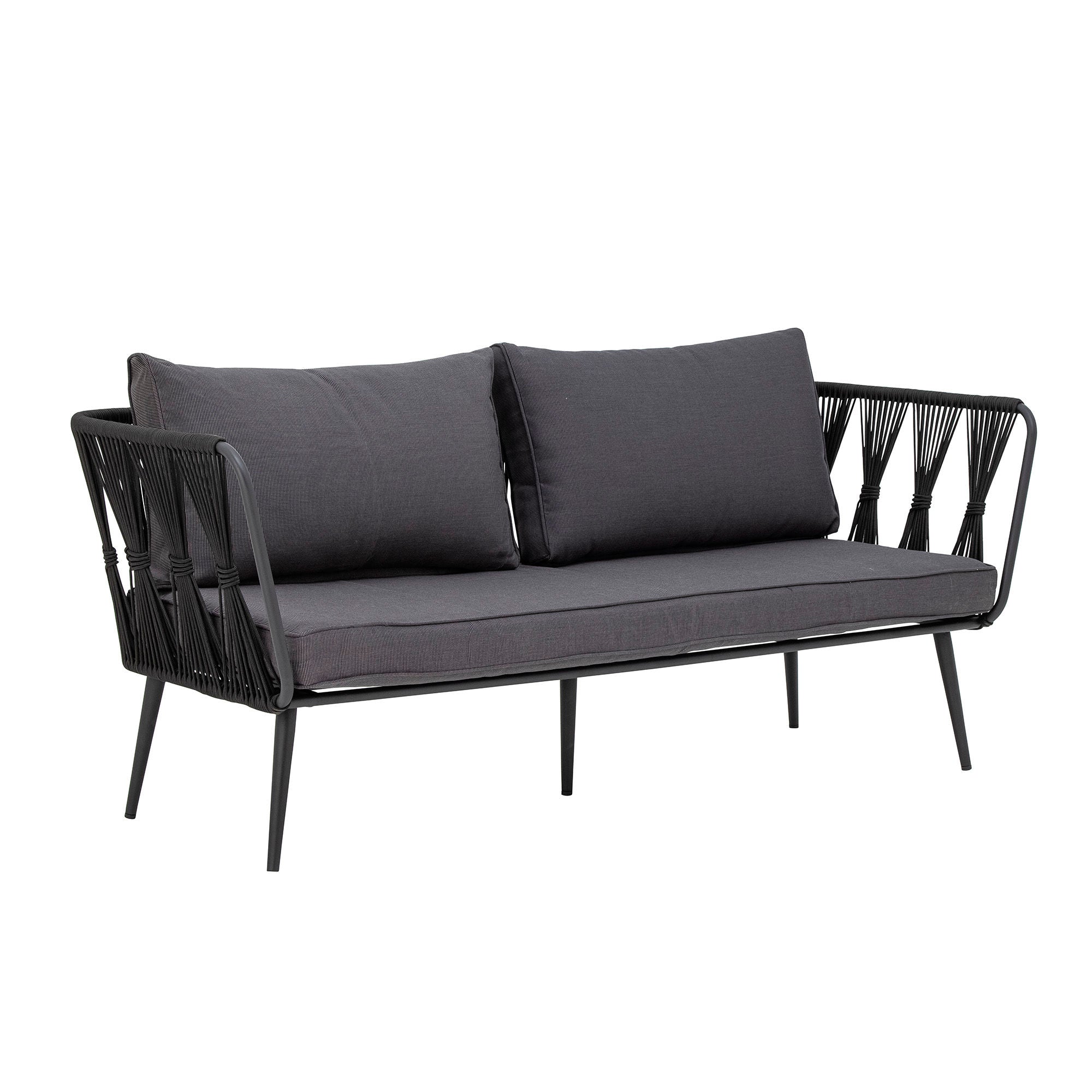 Bloomingville Pavone Sofa, Black, Metal