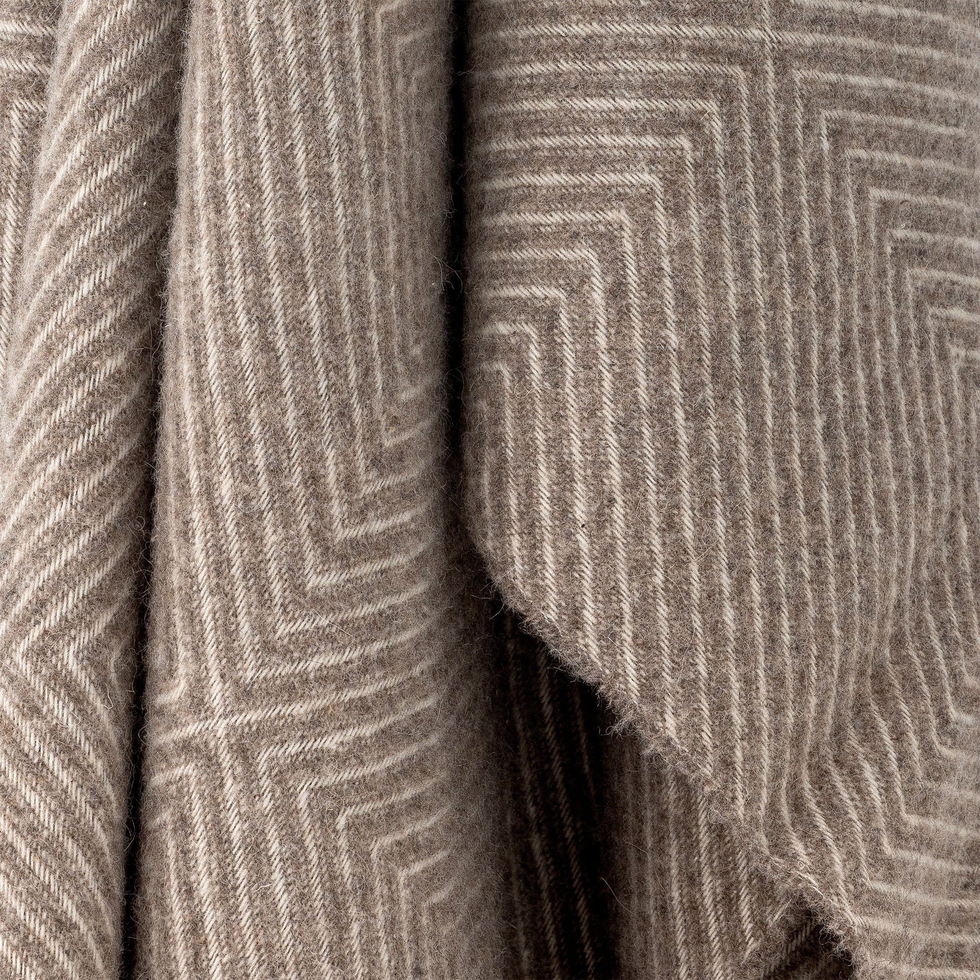 Bloomingville Hoshi Throw, Brown, Merino Wool