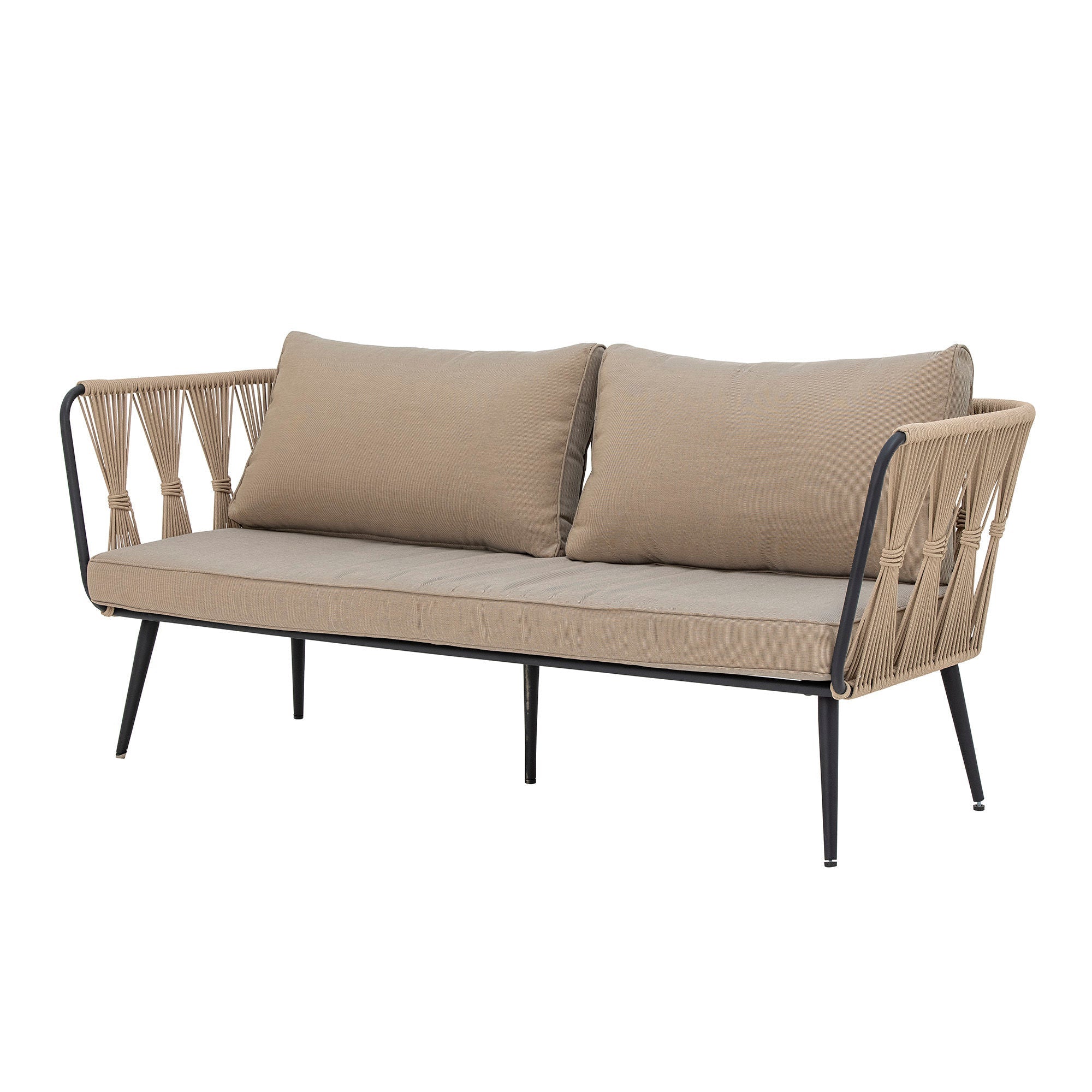 Bloomingville Pavone Sofa, Brown, Metal