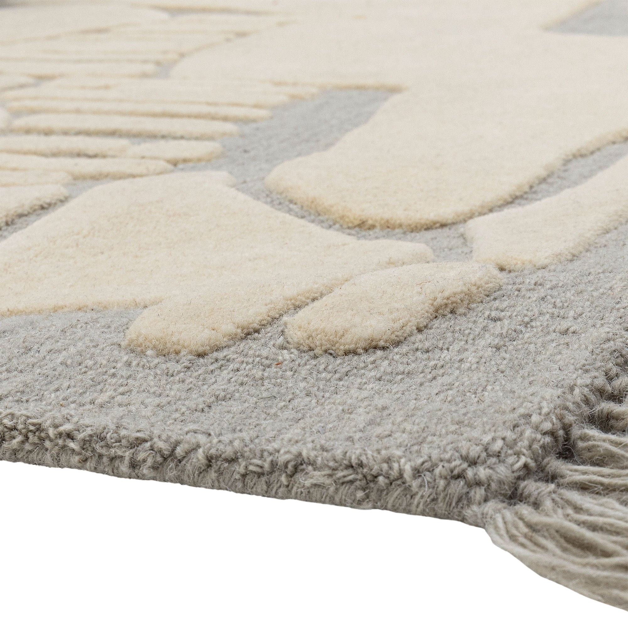 Bloomingville Napoli Rug, Grey, Wool