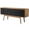 Fdb Møbler A86 Butler Chest Of Drawers, Oak/Black