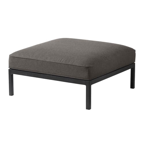 [product_category]-FDB Møbler L37 Hocker Grau/Schwarz, 90x90-FDB Møbler-L370904012010206-FDB-1