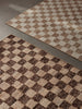 Ferm Living Vérifiez le tapis de jute de laine 140 x 200 café / naturel