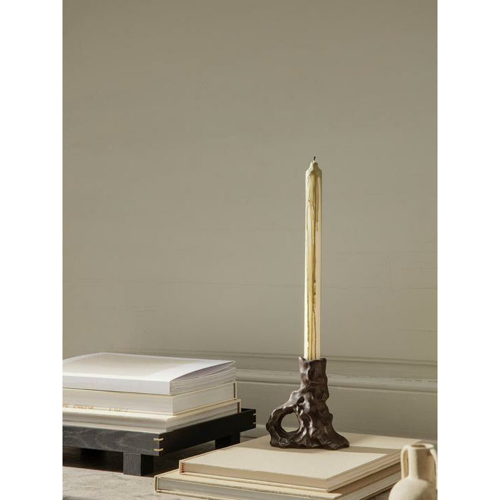 [product_category]-Ferm Living Ditto Candle Holder Single, Dark Brown-Ferm Living-5704723276630-1104264697-FER-4