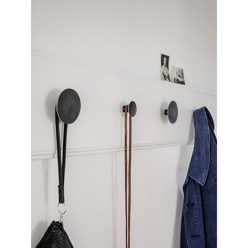 [product_category]-Ferm Living Hook Black Brass, ø7cm-Ferm Living-5704723016380-4216-FER-2