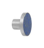 Ferm Living Crochet en acier inoxydable, lapis bleu lazuli Ø4 cm