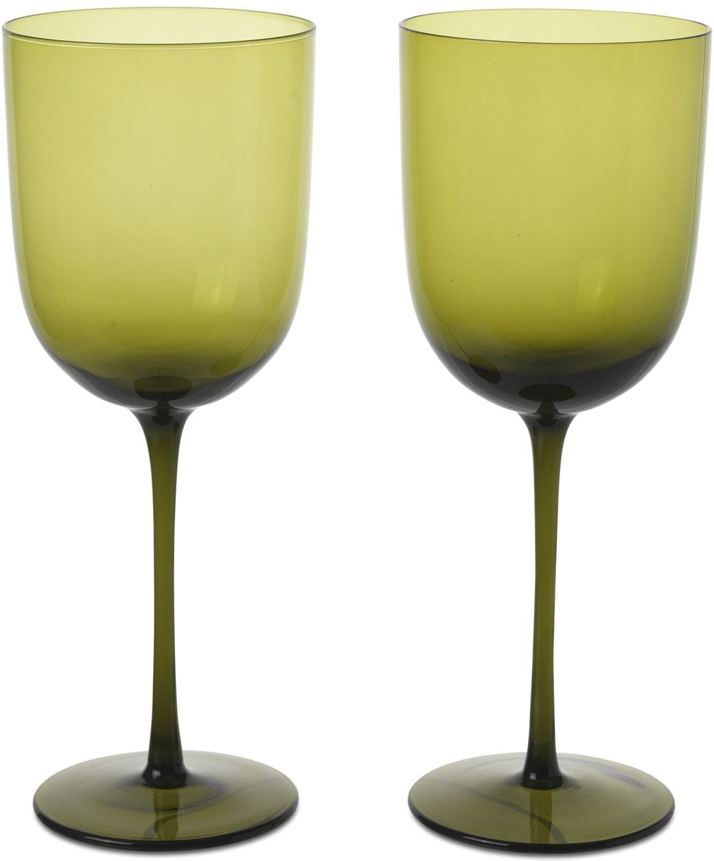 [product_category]-Ferm Living Host Red Wine Glasses 36 Cl Set Of 2, Moss Green-Ferm Living-5704723305927-1104267626-FER-1