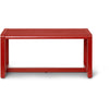 Ferm Living Petit banc d'architecte, rouge coquelicot