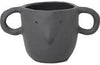 Ferm Living Mus Pot Dark Grey, Small