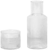 Ferm Living Ensemble de carafe Ripple