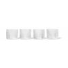 Ferm Living Lunettes basses Ripple Ensemble de 4 20 ml, transparent