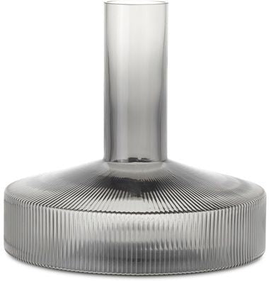 [product_category]-Ferm Living Ripple Wine Carafe, Smoked Grey-Ferm Living-5704723310624-1104268096-FER-1