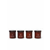 Ferm Living Scented Advent Scented Candles Set Of 4, Red/Brown