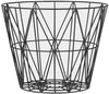 Ferm Living Threaded Basket Black, ø60cm