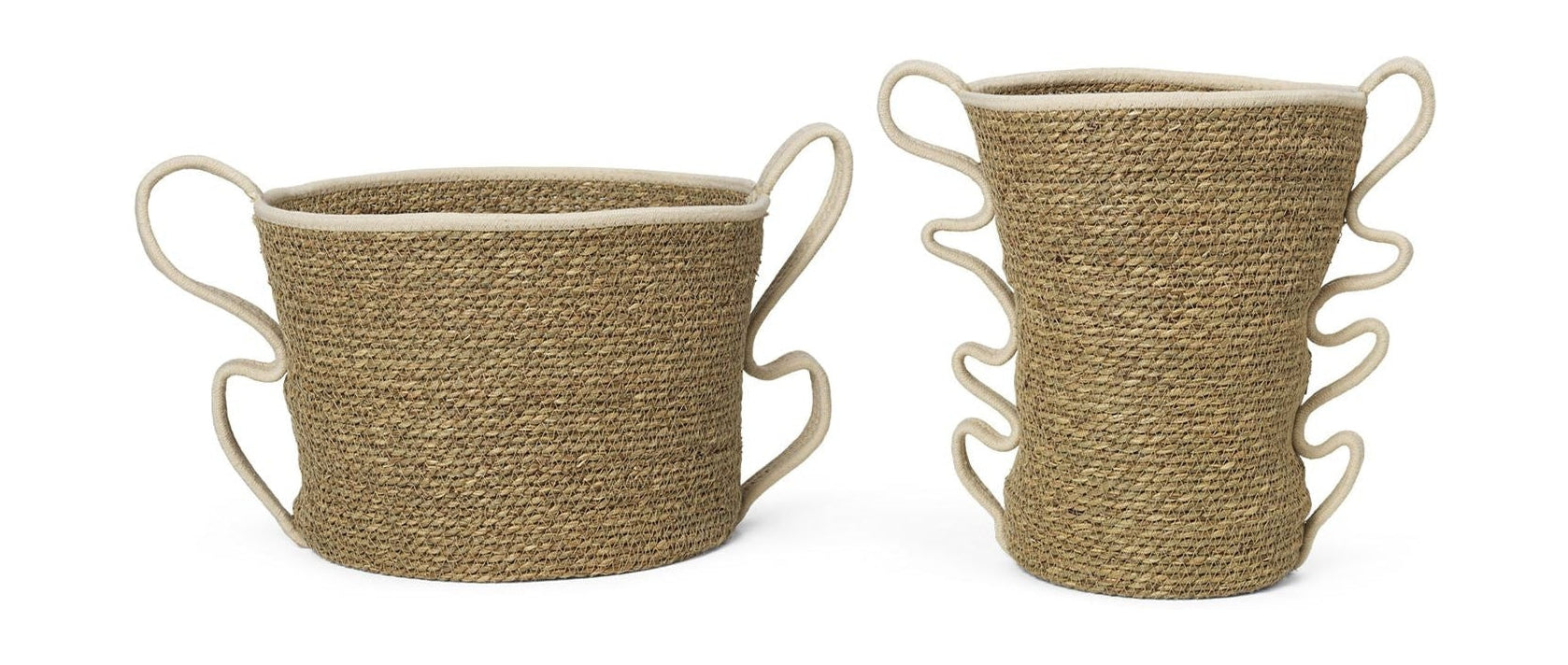 [product_category]-Ferm Living Verso Baskets Set Of 2, Off White-Ferm Living-5704723301943-1104267228-FER-1