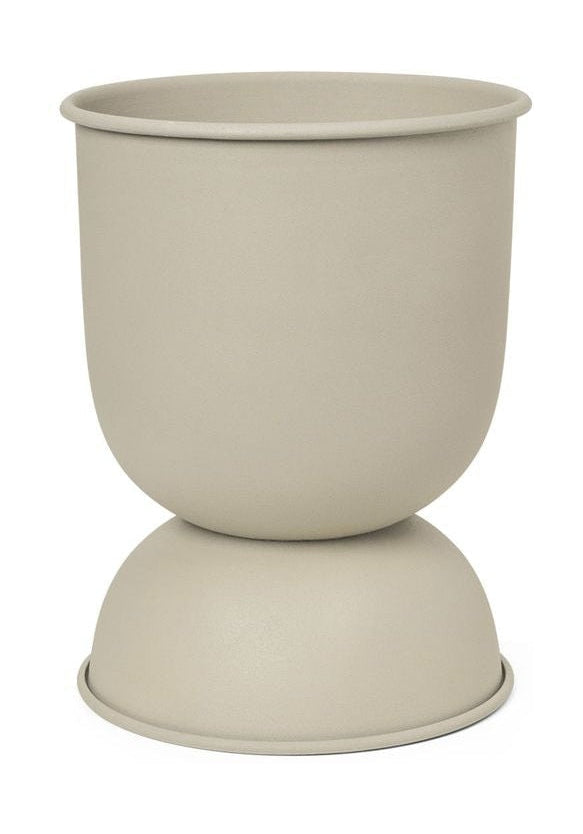 Ferm Living Hourglass Pot, Extra Small, Cashmere