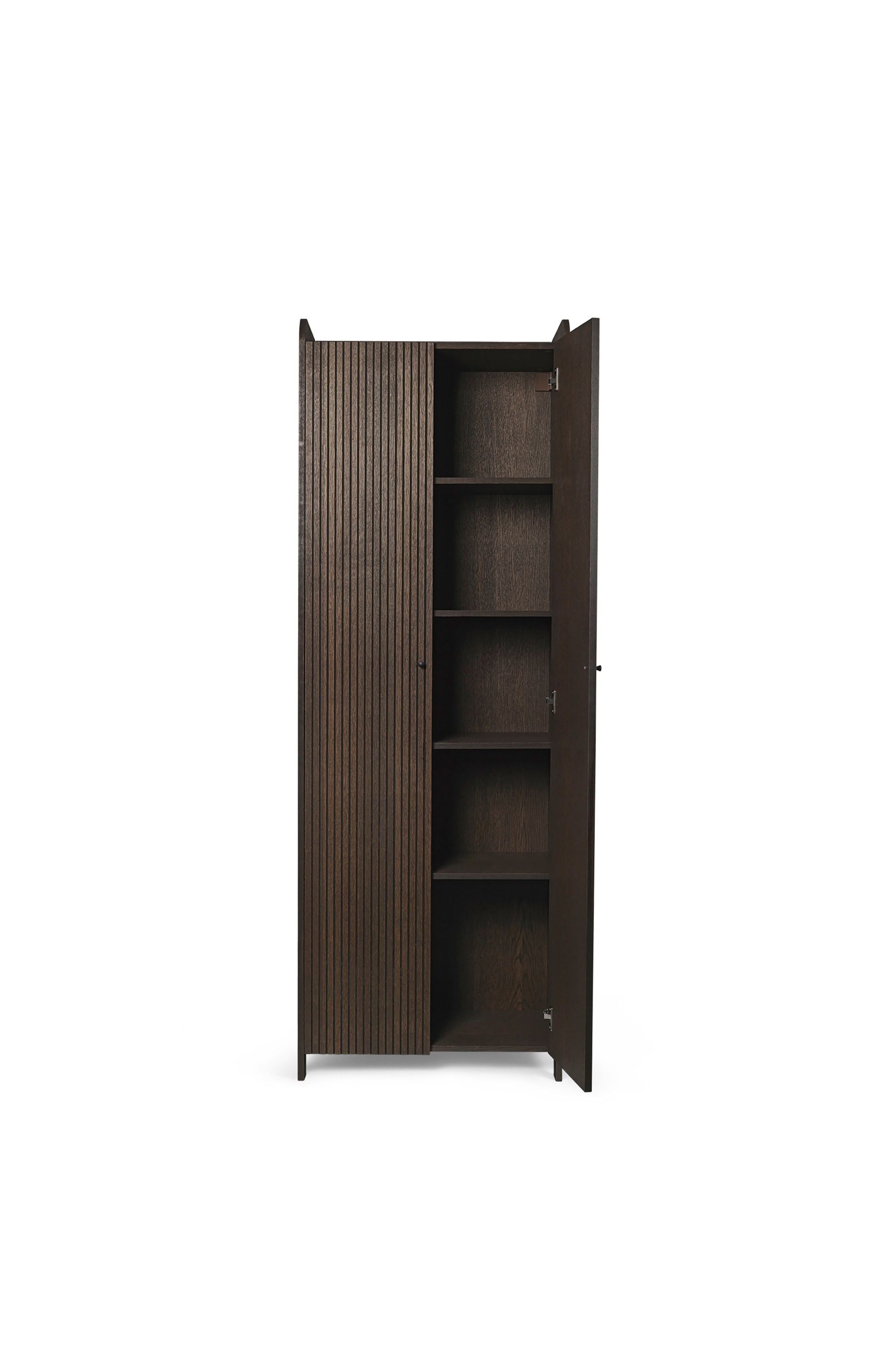 Ferm Living Sill Cupboard, Tall, Dark Stained Oak