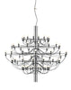  2097/75 Bulbes givrées de lustre chrome